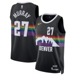 Maillot NBA Denver Nuggets Jamal Murray Nike 2025-26 City Edition Noir Swingman - Homme